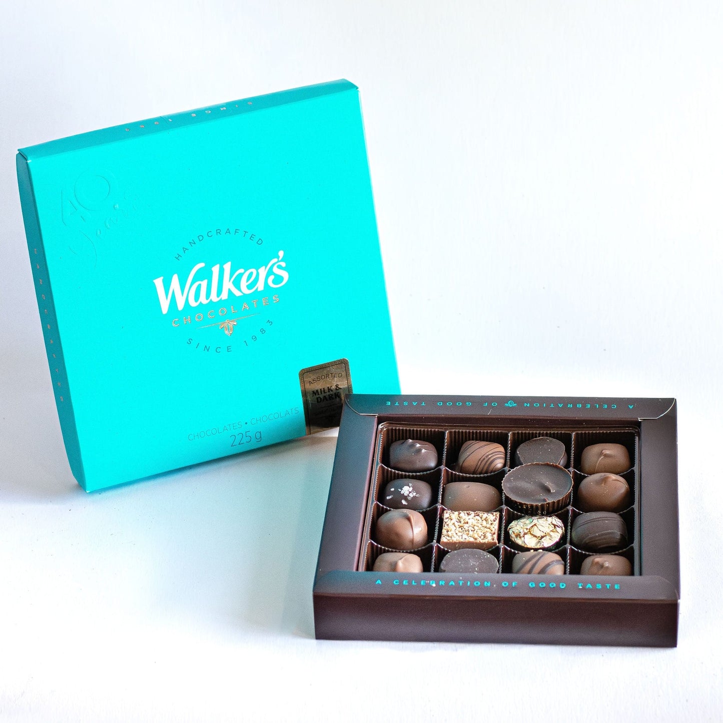 Walker’s Chocolates – Assorted Milk & Dark Collection (225g) | Westdale Florist