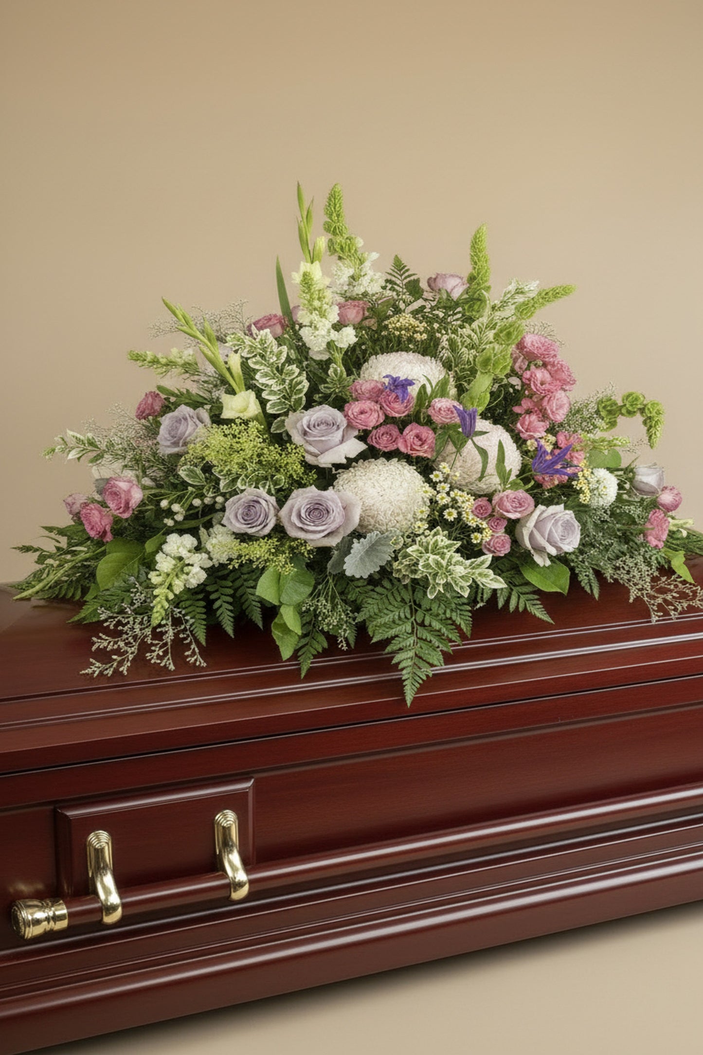 "A Gentle Farewell" Casket Spray | Tribute