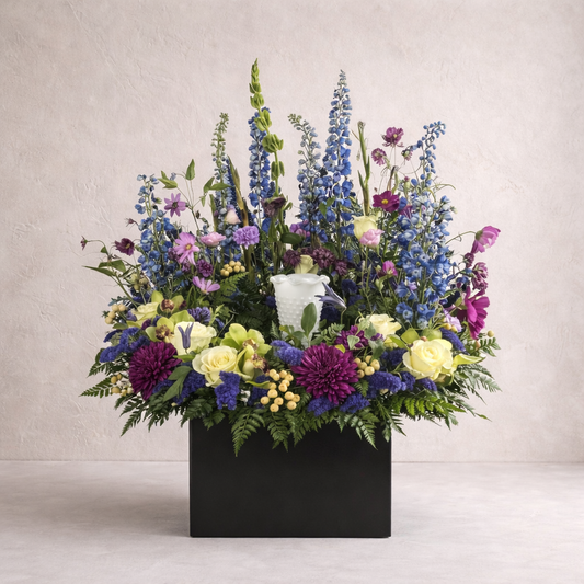 "The Memorial Garden" Urn Arrangement | Cremation Service Flower