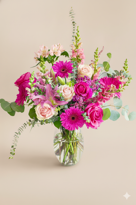 "Pretty in Pink" Birthday/Celebration Arrangement