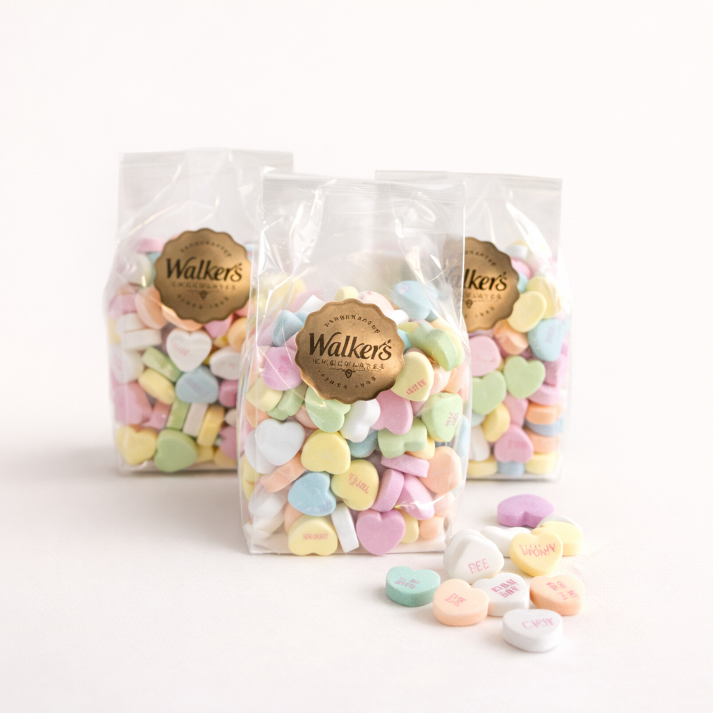 Walker's Chocolate Conversation Hearts