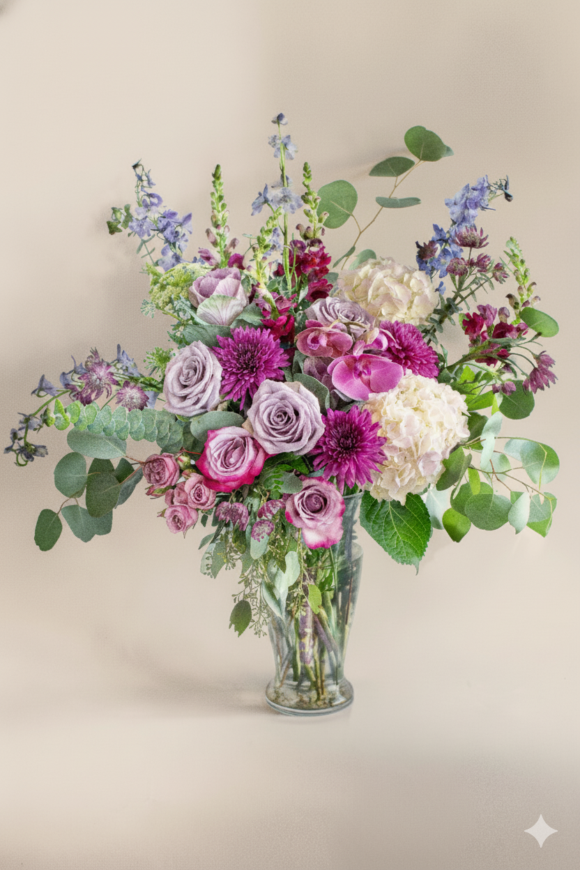"Purple Rain" Romance/Anniversary Arrangement